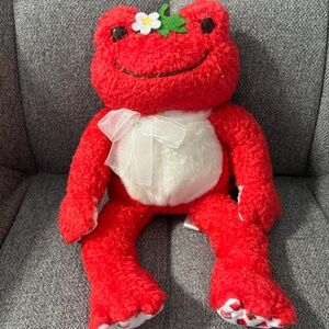 Pickles the Frog Plush Doll Strawberry